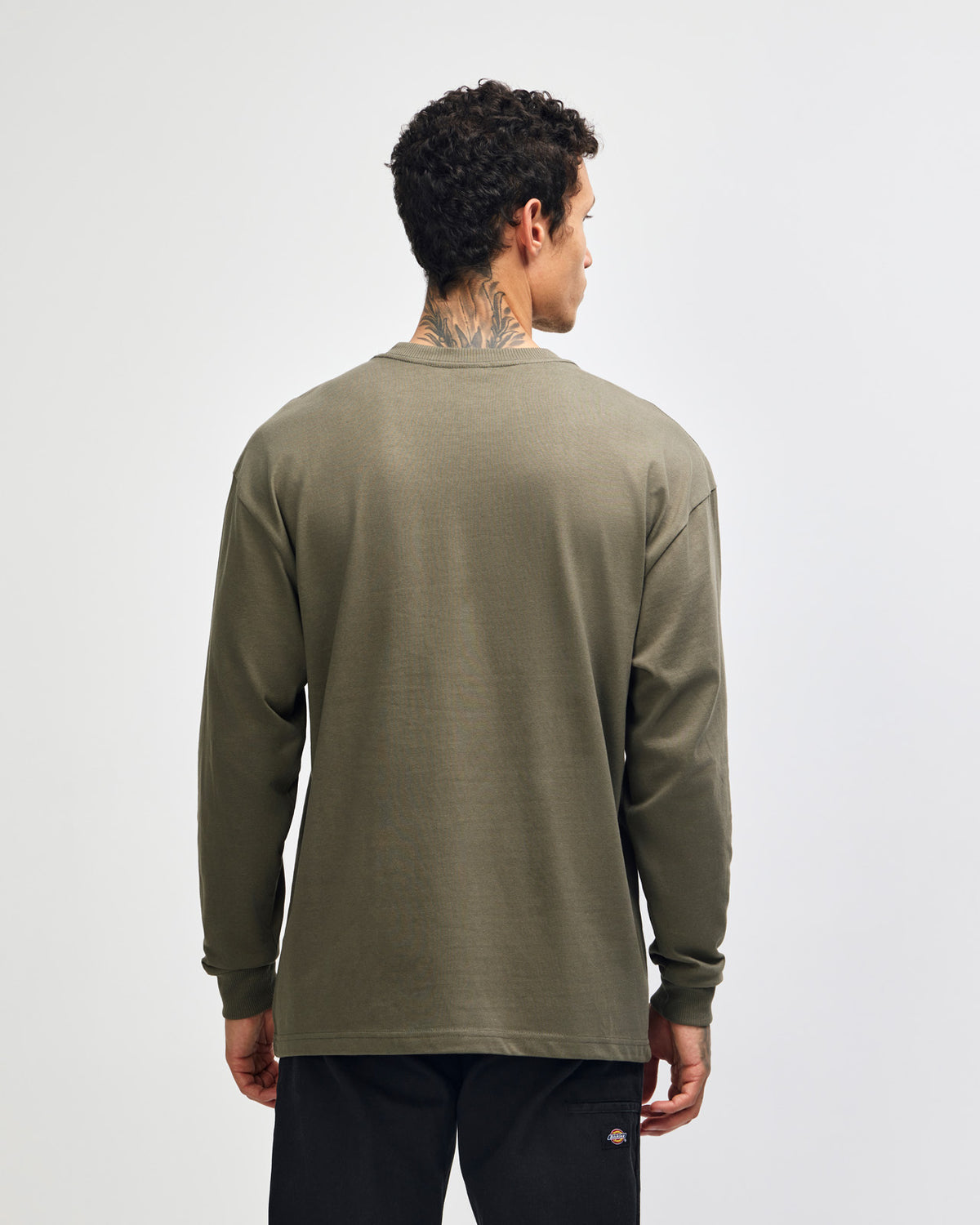 American Apparel Super Heavyweight Unisex Long Sleeve Pocket T-Shirt - Lieutenant