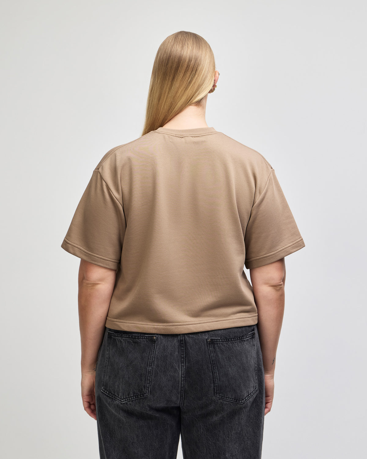 American Apparel French Terry Women's Mid-Length Boxy Top - Savana