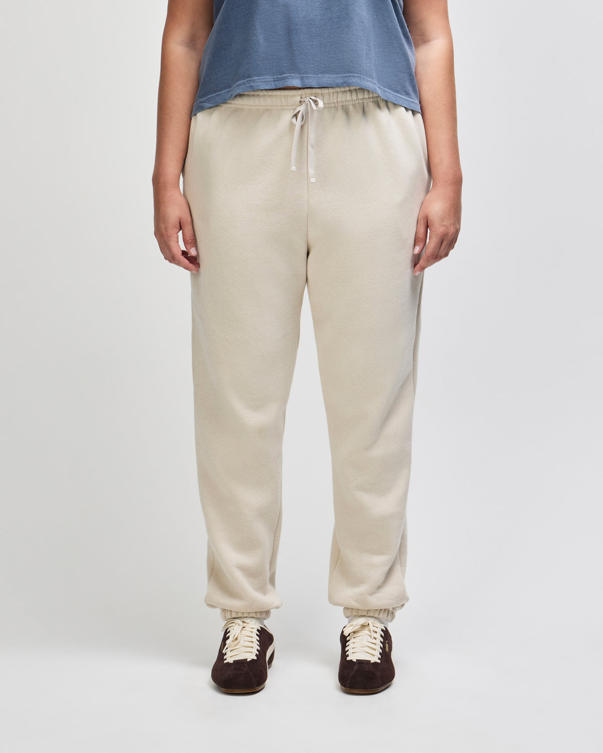 American Apparel Reflex Fleece Unisex Sweatpants - Bone