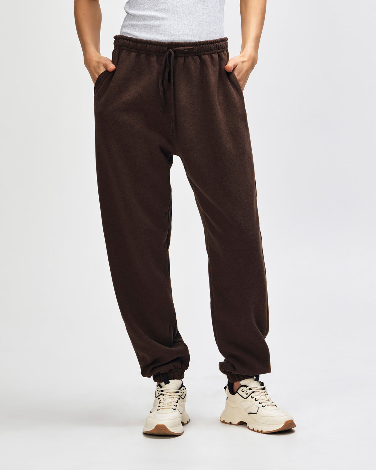 American Apparel Reflex Fleece Unisex Sweatpants - Brown