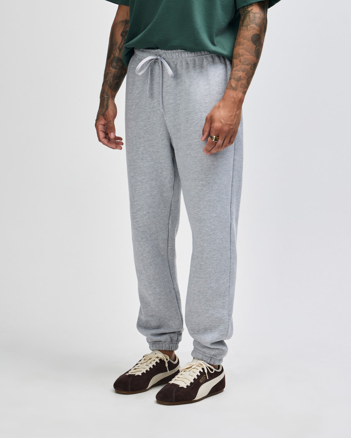 American Apparel Reflex Fleece Unisex Sweatpants - Heather Grey