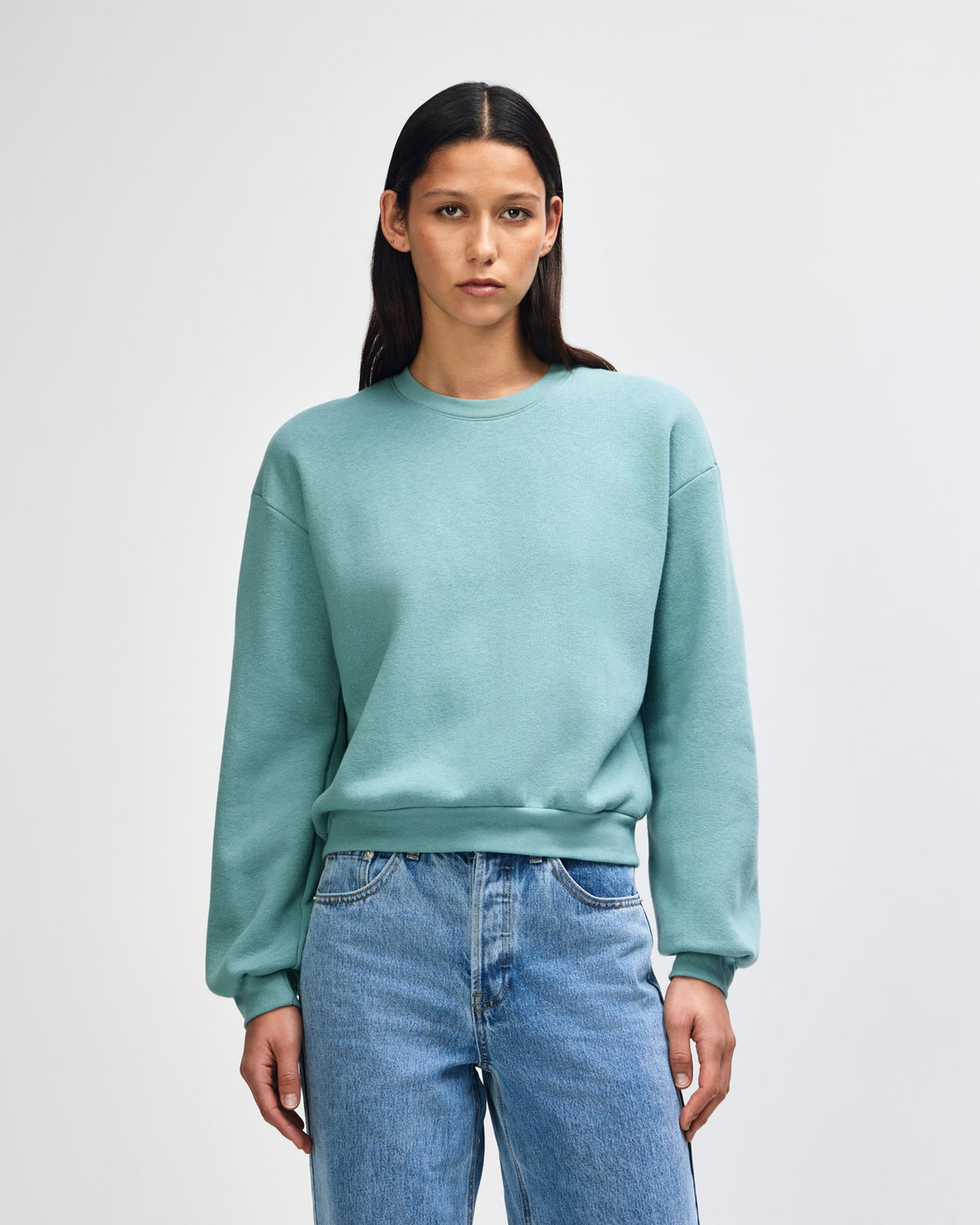 American Apparel Reflex Fleece Women's Crewneck Sweatshirt - Arctic