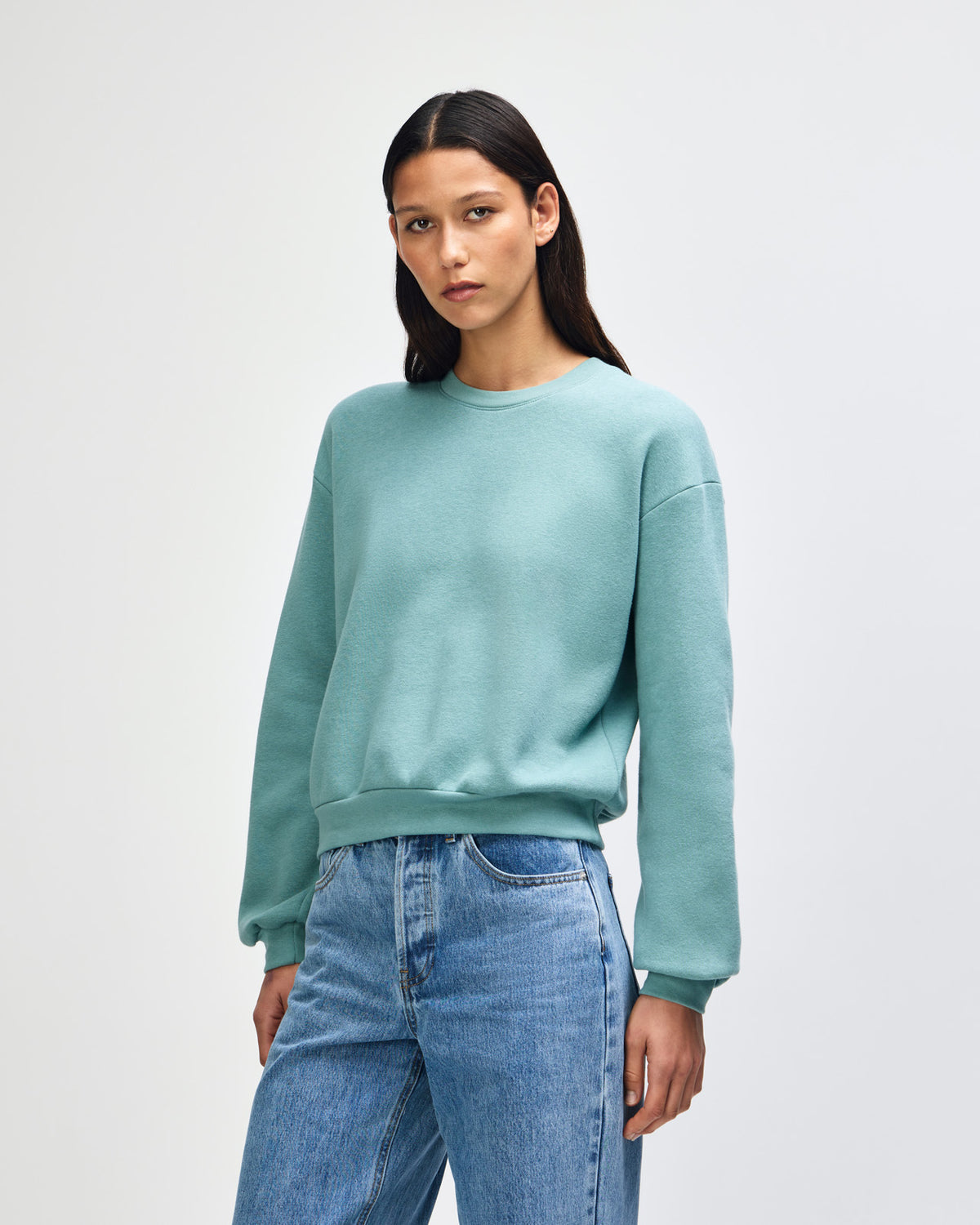 American Apparel Reflex Fleece Women's Crewneck Sweatshirt - Arctic