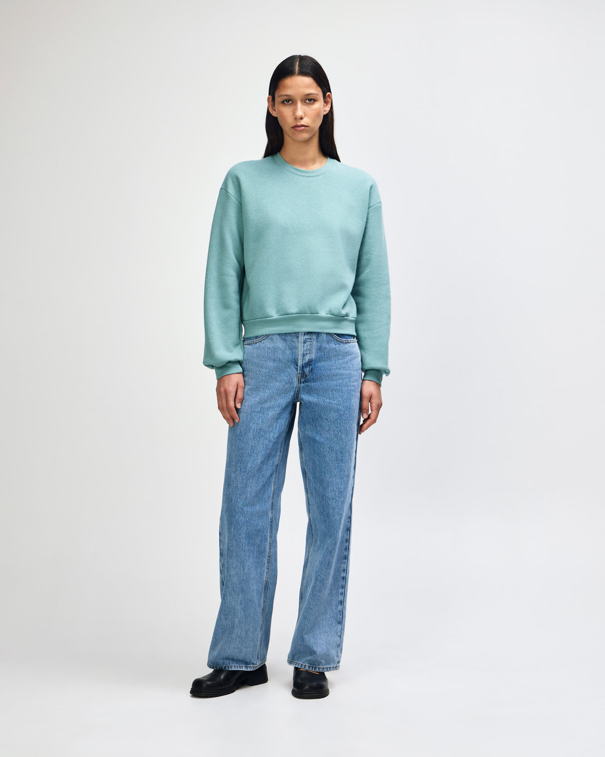 American Apparel Reflex Fleece Women's Crewneck Sweatshirt - Arctic