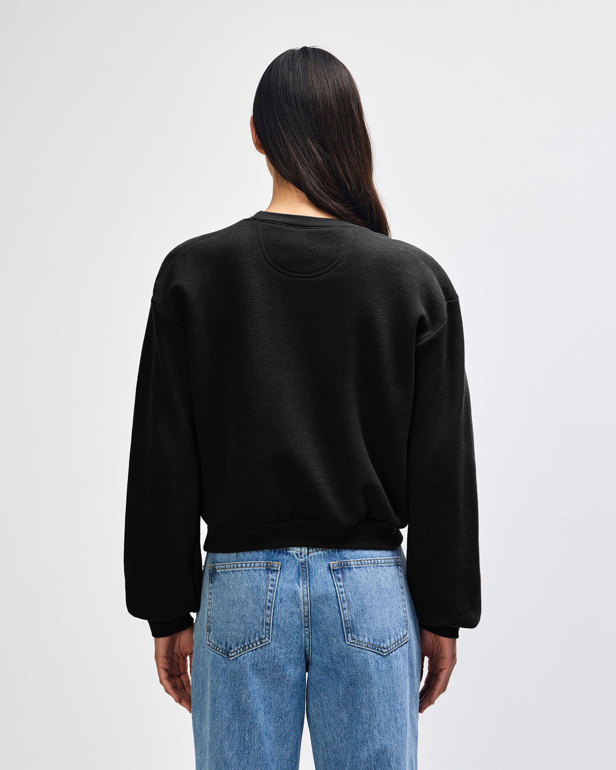 American Apparel Reflex Fleece Women's Crewneck Sweatshirt - Black