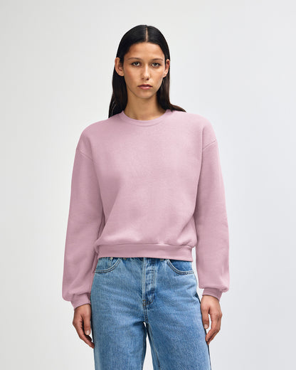 American Apparel Reflex Fleece Women's Crewneck Sweatshirt - Blush