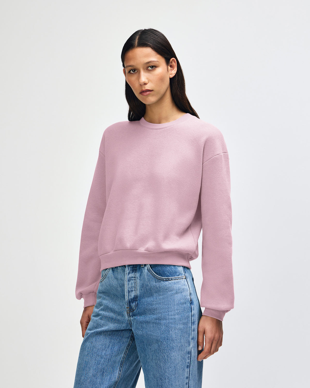 American Apparel Reflex Fleece Women's Crewneck Sweatshirt - Blush