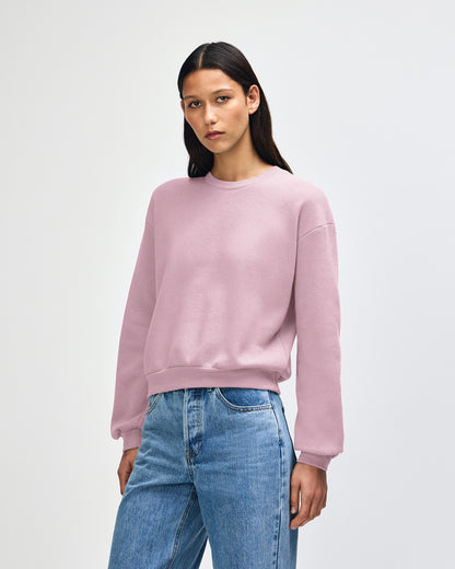 American Apparel Reflex Fleece Women's Crewneck Sweatshirt - Blush