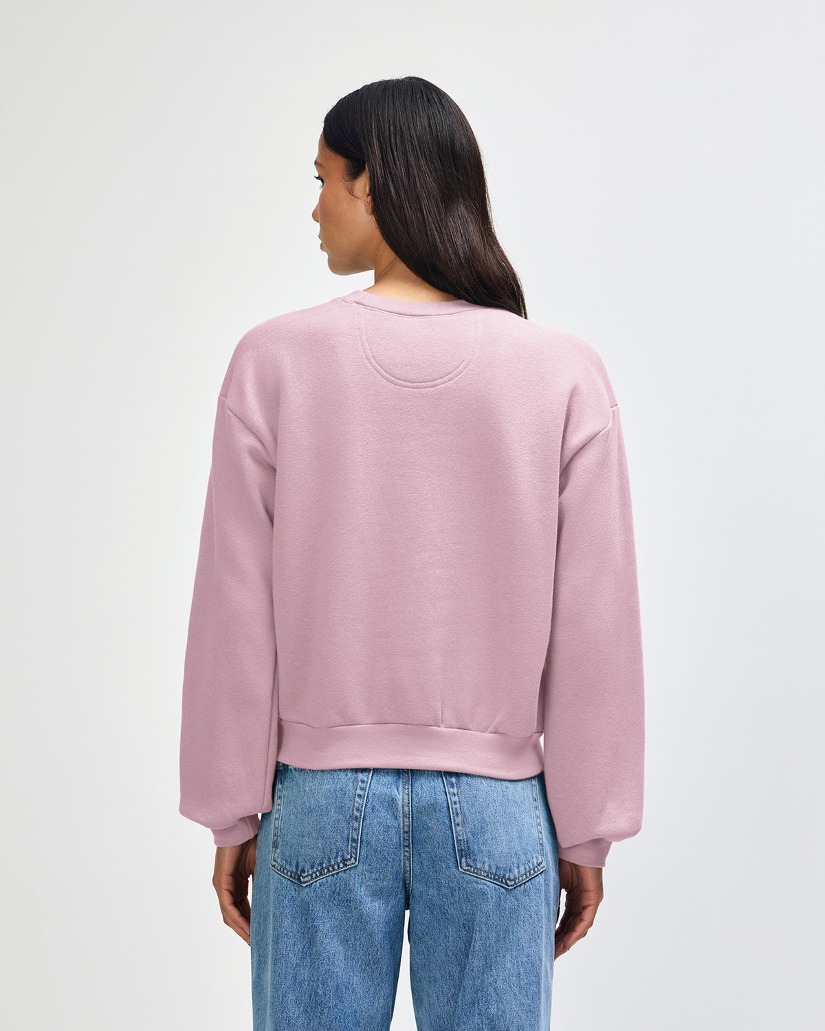 American Apparel Reflex Fleece Women's Crewneck Sweatshirt - Blush