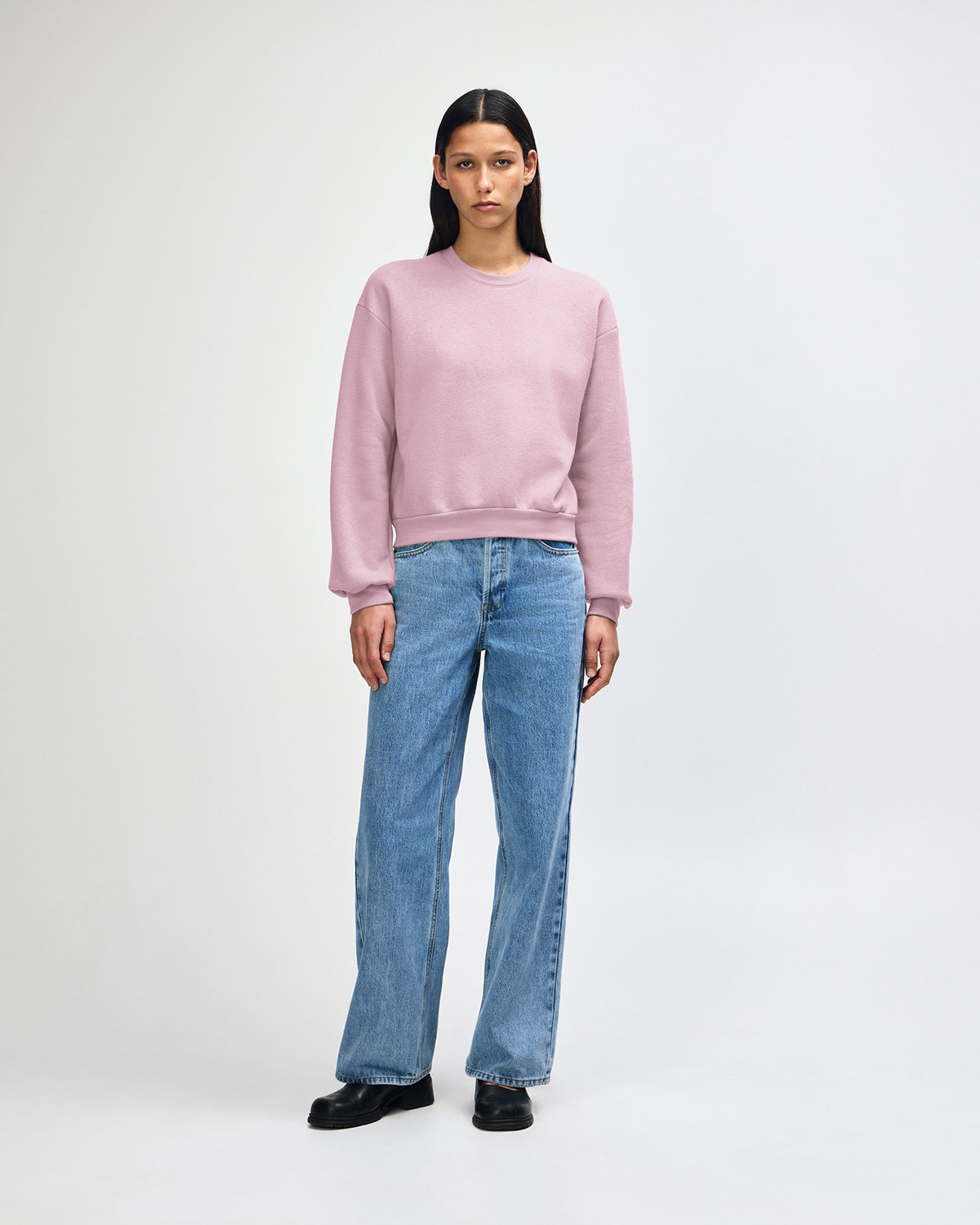 American Apparel Reflex Fleece Women's Crewneck Sweatshirt - Blush