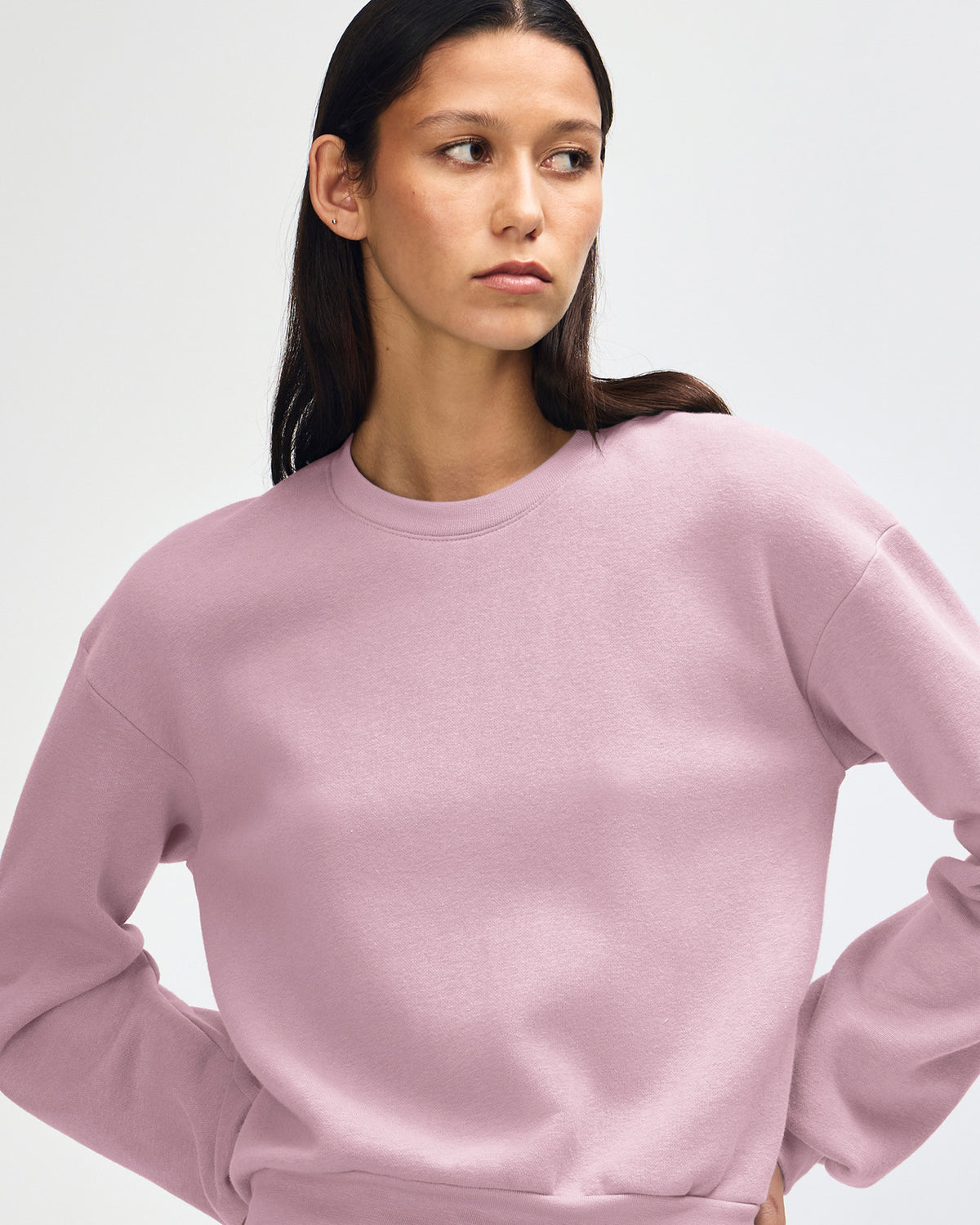 American Apparel Reflex Fleece Women's Crewneck Sweatshirt - Blush