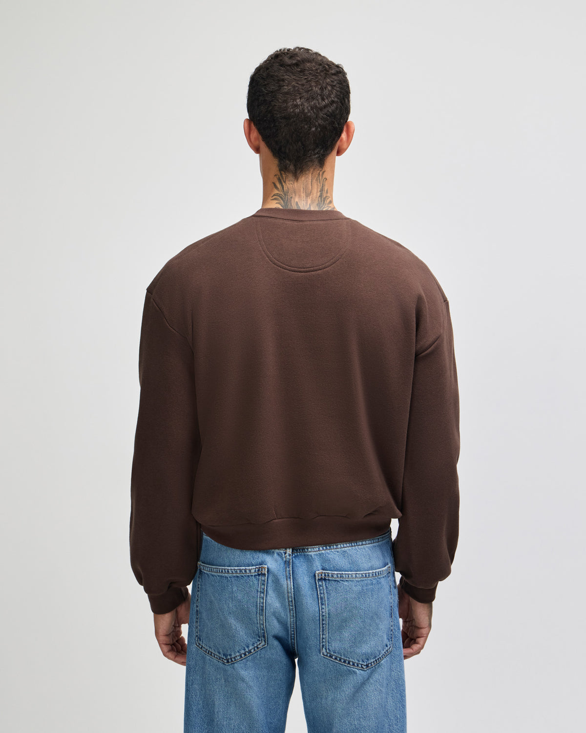 American Apparel Reflex Fleece Women's Crewneck Sweatshirt - Brown