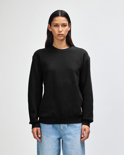 American Apparel Reflex Fleece Unisex Crewneck Sweatshirt - Black