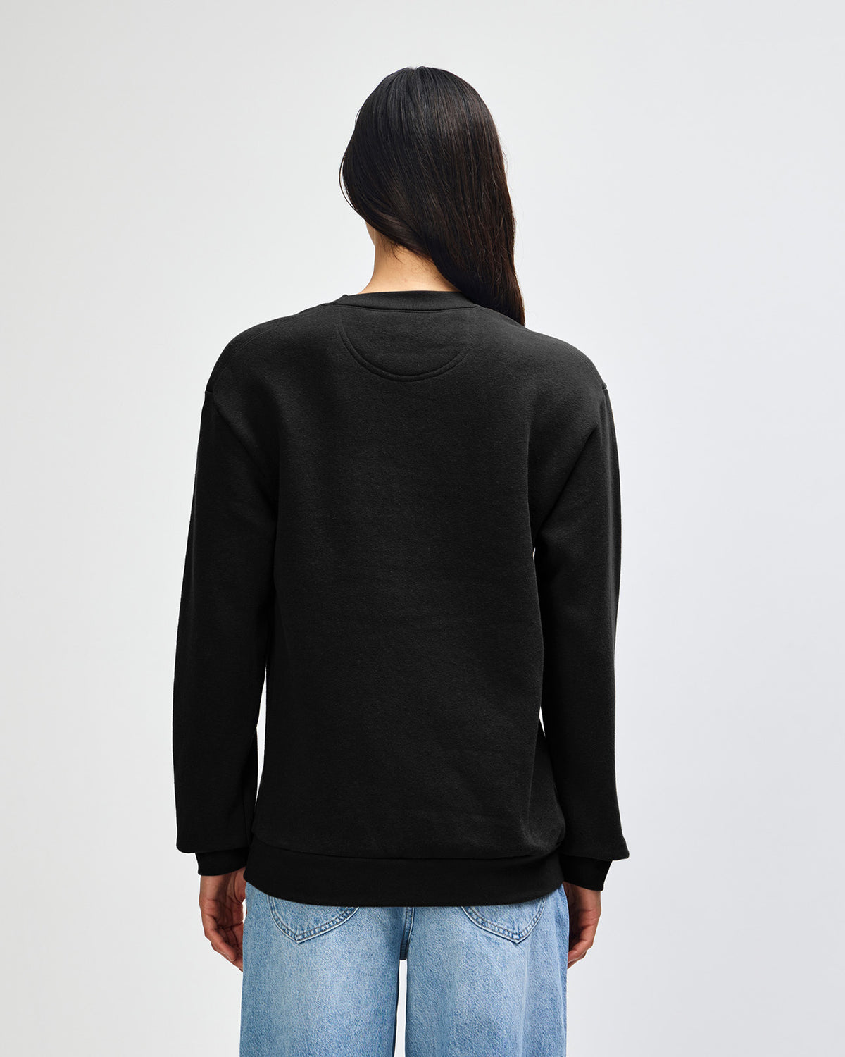 American Apparel Reflex Fleece Unisex Crewneck Sweatshirt - Black