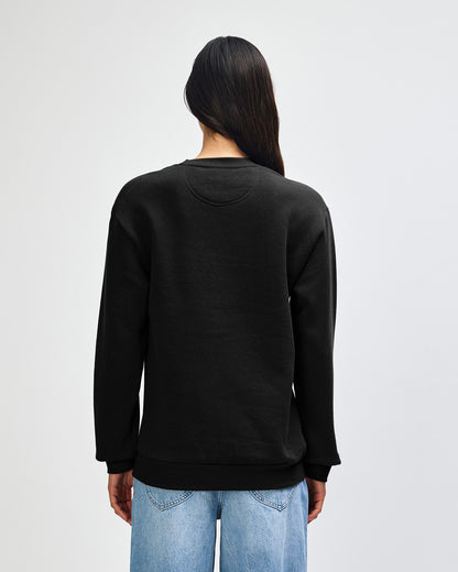 American Apparel Reflex Fleece Unisex Crewneck Sweatshirt - Black