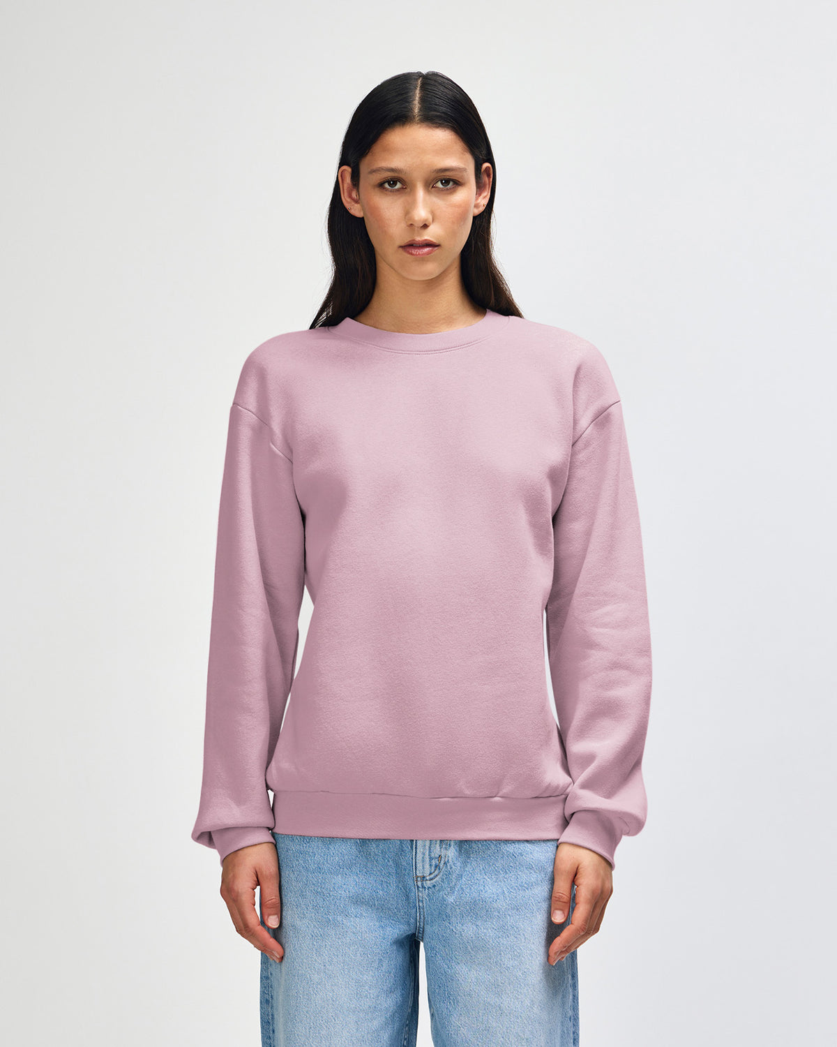 American Apparel Reflex Fleece Unisex Crewneck Sweatshirt - Blush
