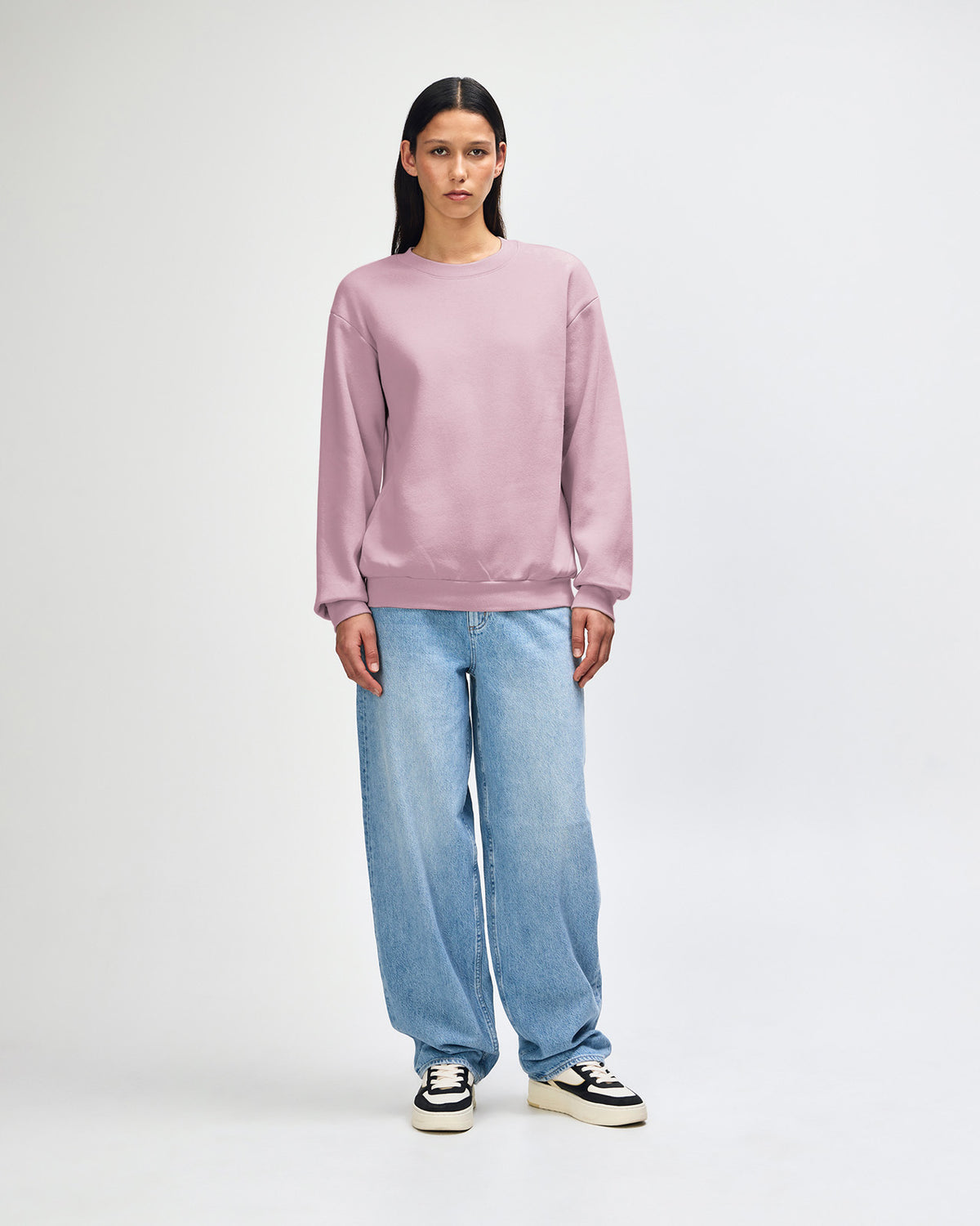 American Apparel Reflex Fleece Unisex Crewneck Sweatshirt - Blush