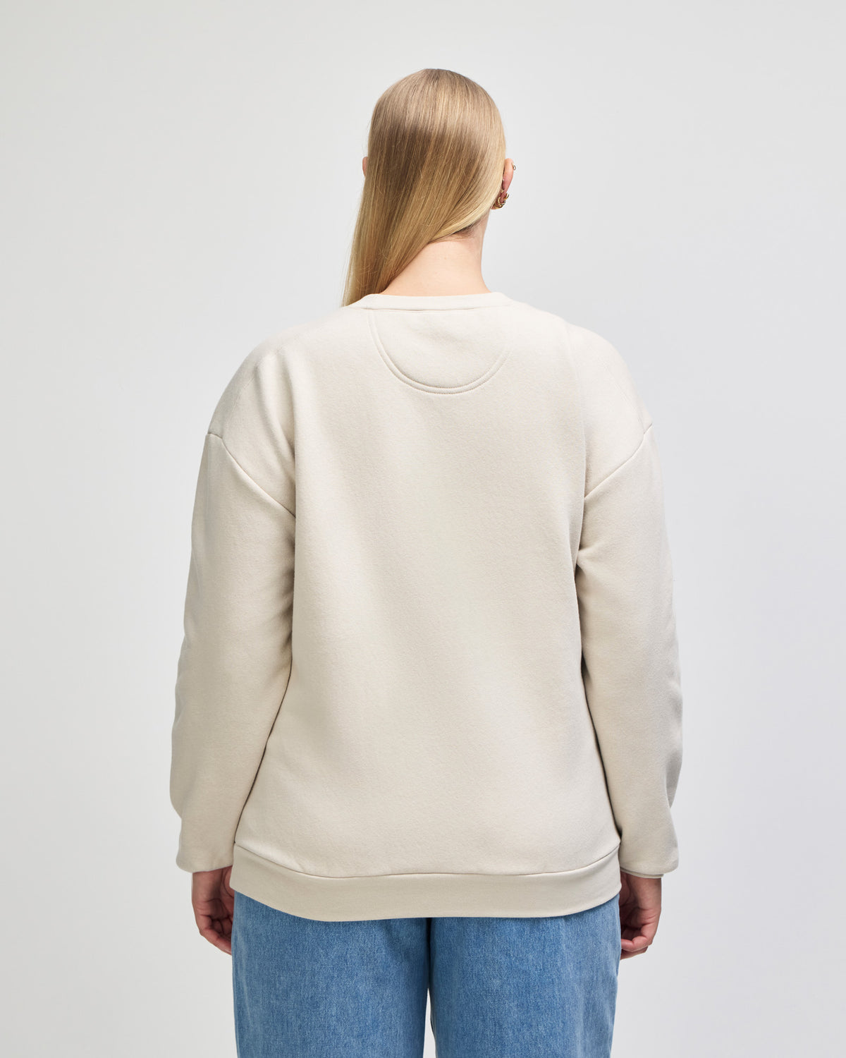 American Apparel Reflex Fleece Unisex Crewneck Sweatshirt - Bone