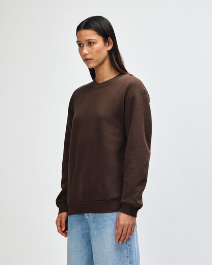 American Apparel Reflex Fleece Unisex Crewneck Sweatshirt - Brown