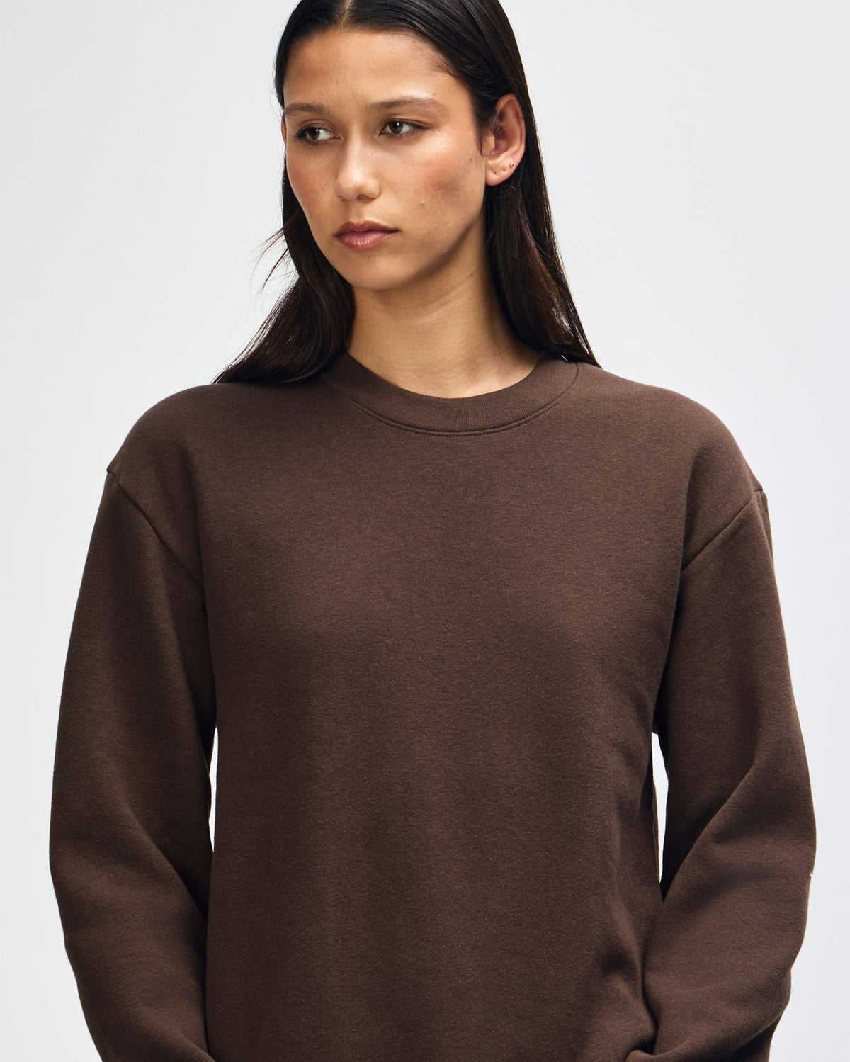 American Apparel Reflex Fleece Unisex Crewneck Sweatshirt - Brown