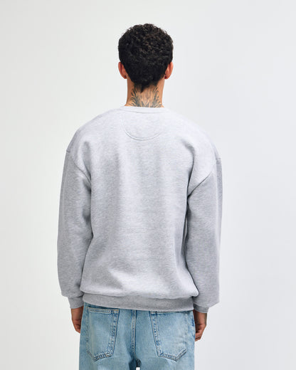 American Apparel Reflex Fleece Unisex Crewneck Sweatshirt - Heather Grey
