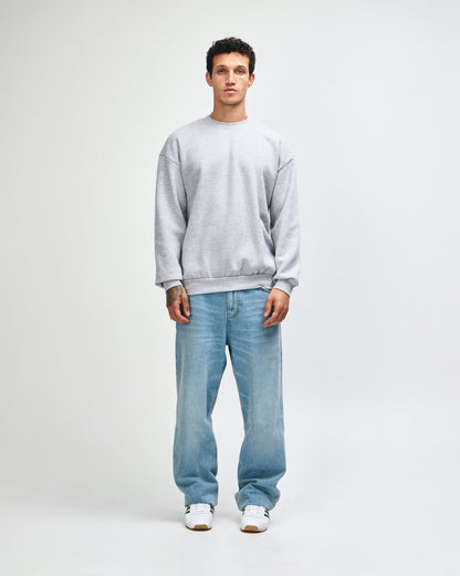 American Apparel Reflex Fleece Unisex Crewneck Sweatshirt - Heather Grey