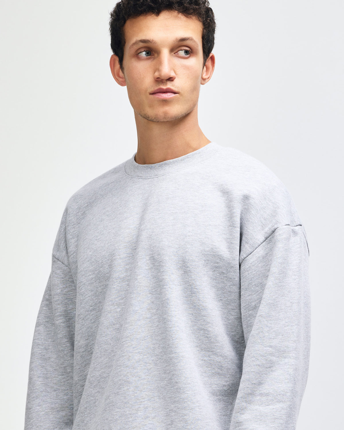 American Apparel Reflex Fleece Unisex Crewneck Sweatshirt - Heather Grey