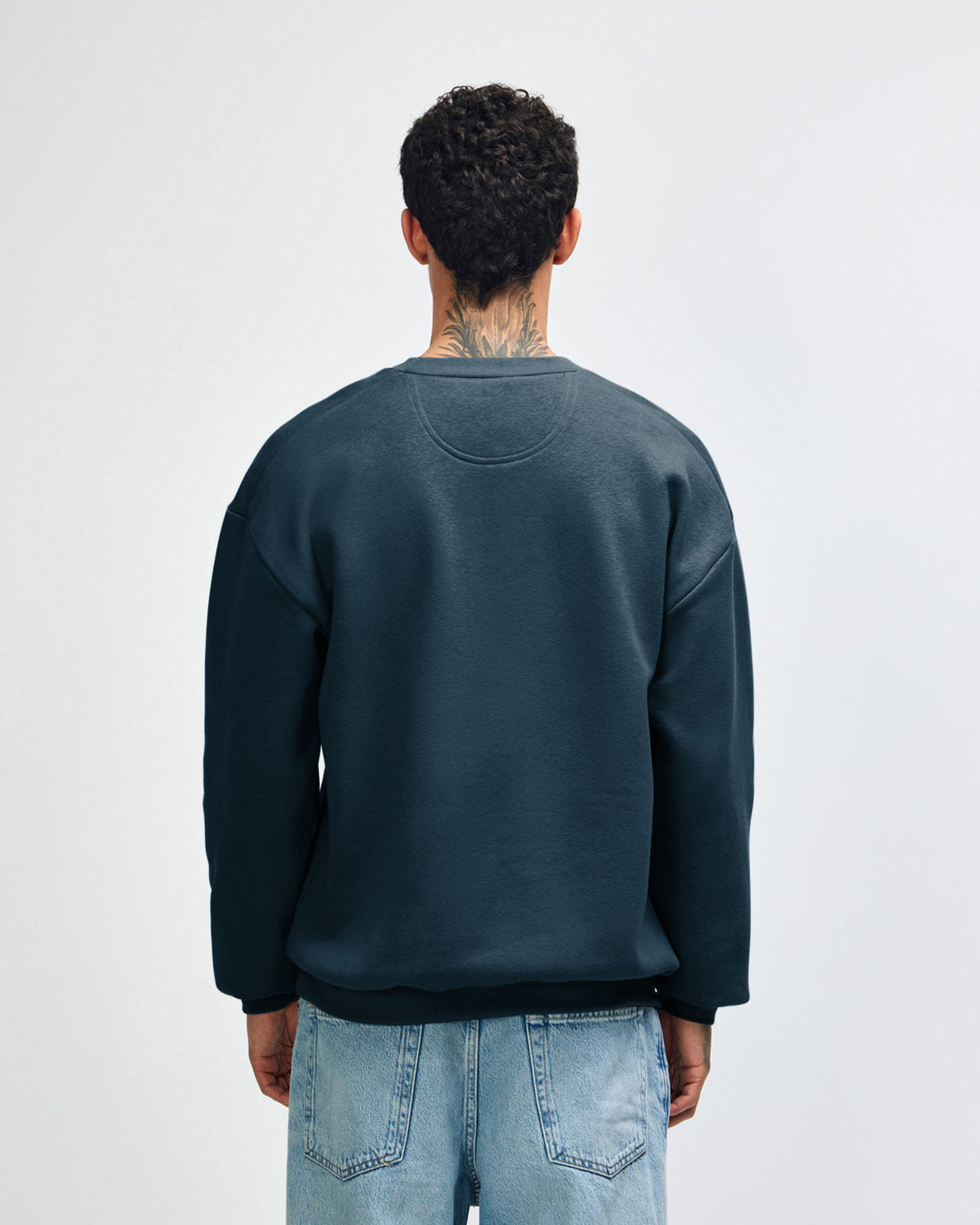American Apparel Reflex Fleece Unisex Crewneck Sweatshirt - Sea Blue