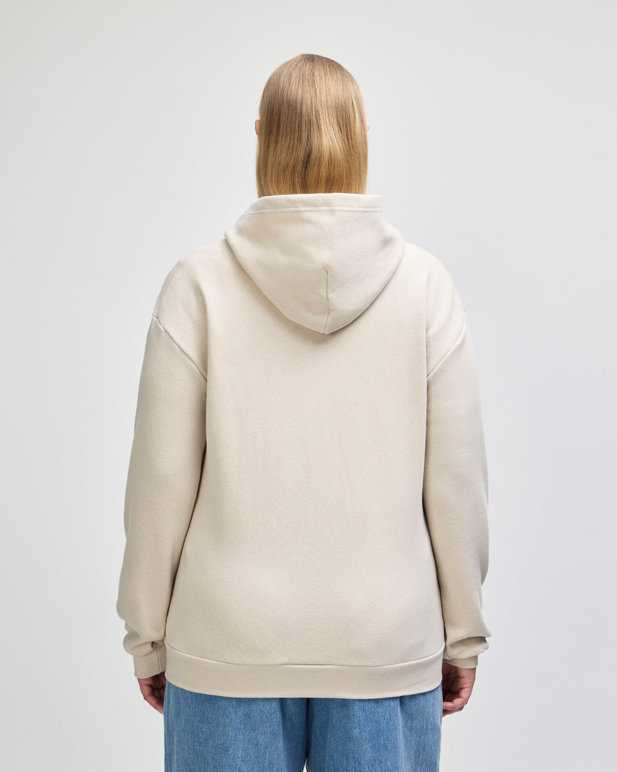 American Apparel Reflex Fleece Unisex Full Zip Hooded Sweat - Bone
