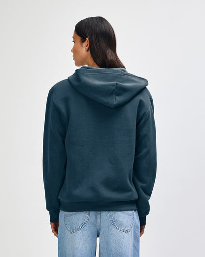 American Apparel Reflex Fleece Unisex Full Zip Hooded Sweat - Sea Blue