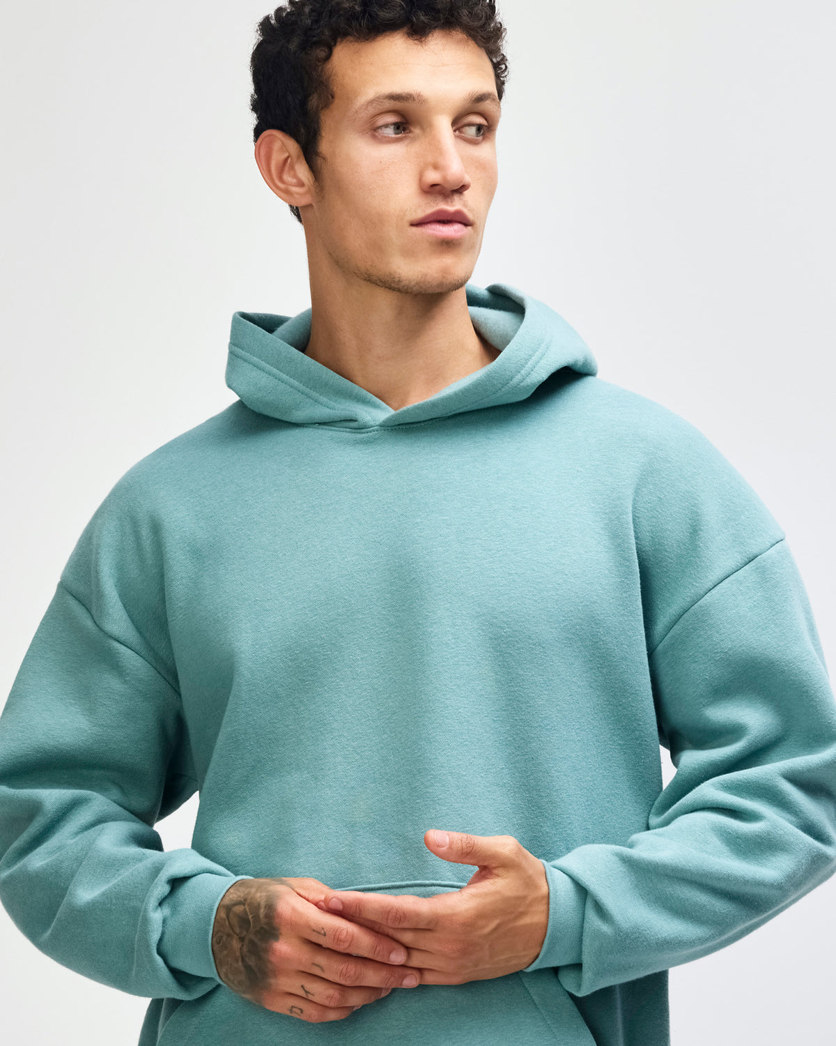 American Apparel Reflex Fleece Unisex Hooded Sweatshirt - Arctic
