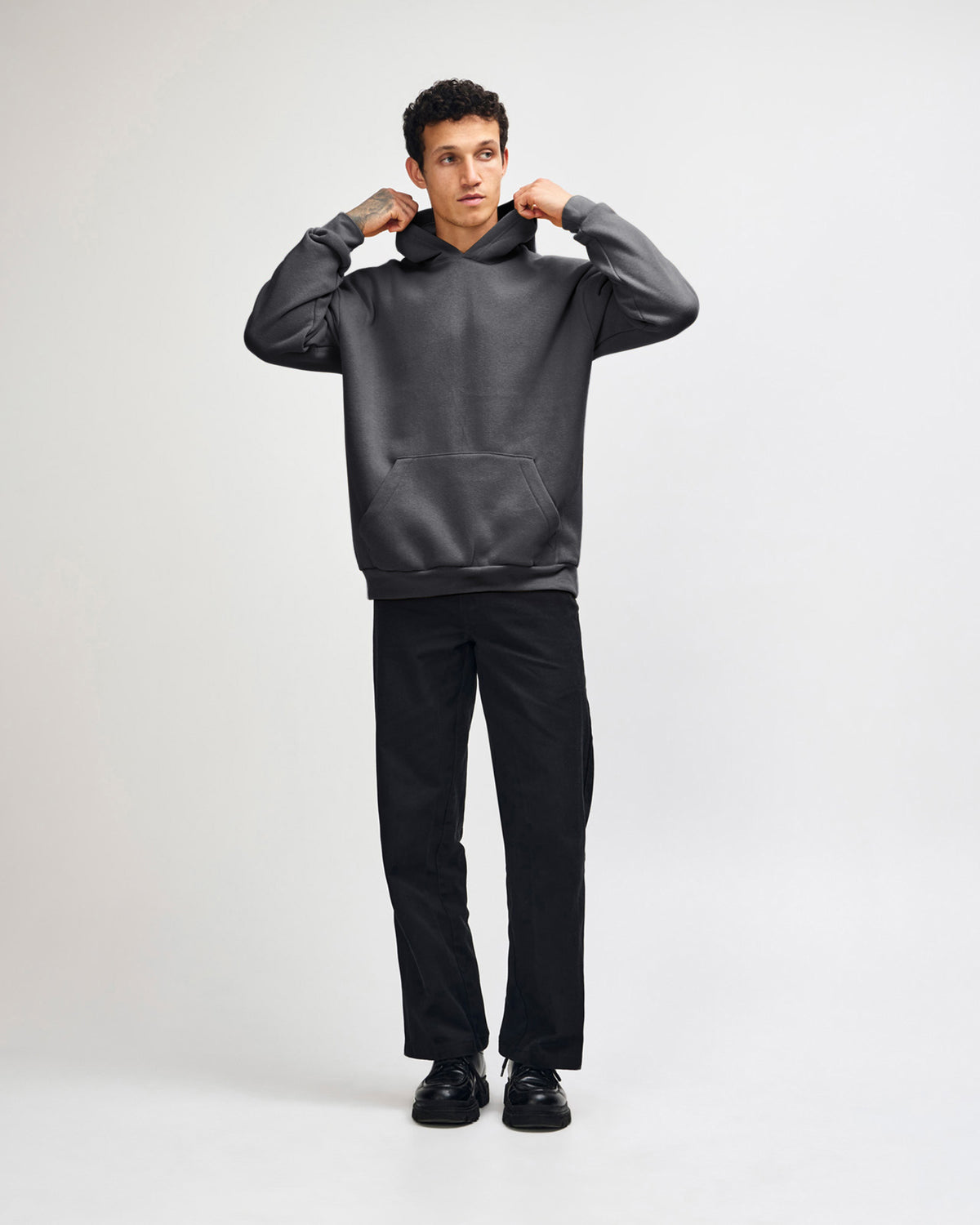 American Apparel Reflex Fleece Unisex Hooded Sweatshirt - Asphalt