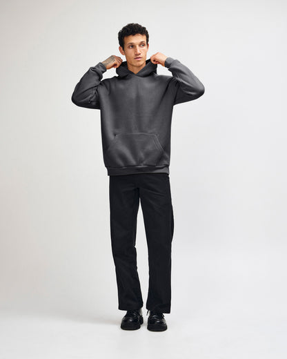 American Apparel Reflex Fleece Unisex Hooded Sweatshirt - Asphalt