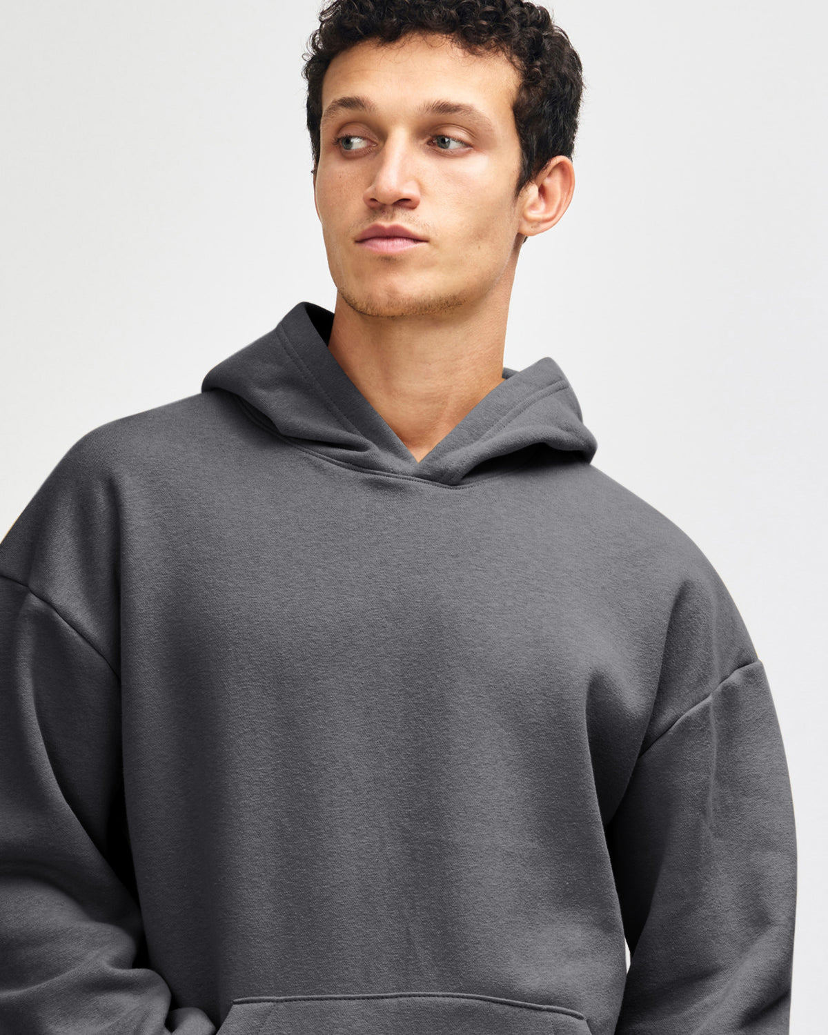 American Apparel Reflex Fleece Unisex Hooded Sweatshirt - Asphalt