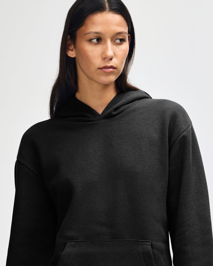 American Apparel Reflex Fleece Unisex Hooded Sweatshirt - Black