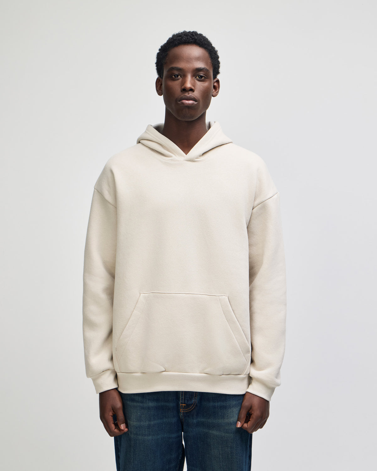 American Apparel Reflex Fleece Unisex Hooded Sweatshirt - Bone