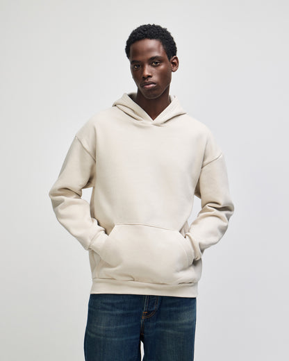 American Apparel Reflex Fleece Unisex Hooded Sweatshirt - Bone