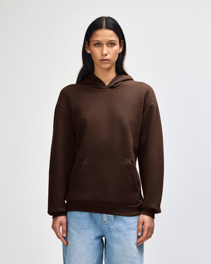American Apparel Reflex Fleece Unisex Hooded Sweatshirt - Brown