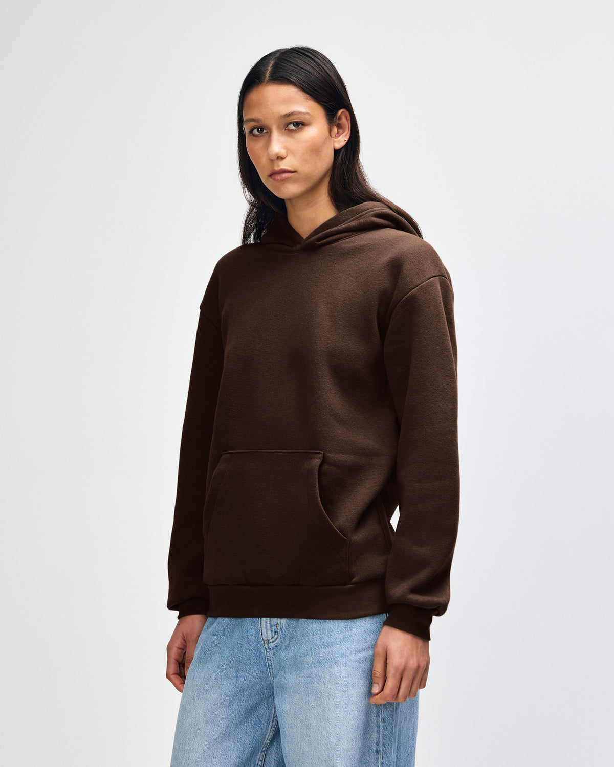 American Apparel Reflex Fleece Unisex Hooded Sweatshirt - Brown