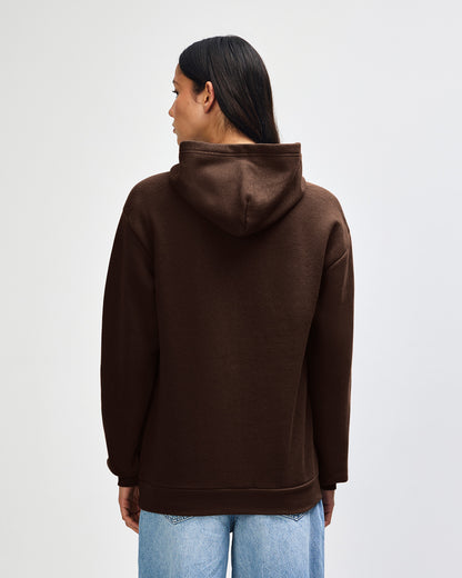 American Apparel Reflex Fleece Unisex Hooded Sweatshirt - Brown