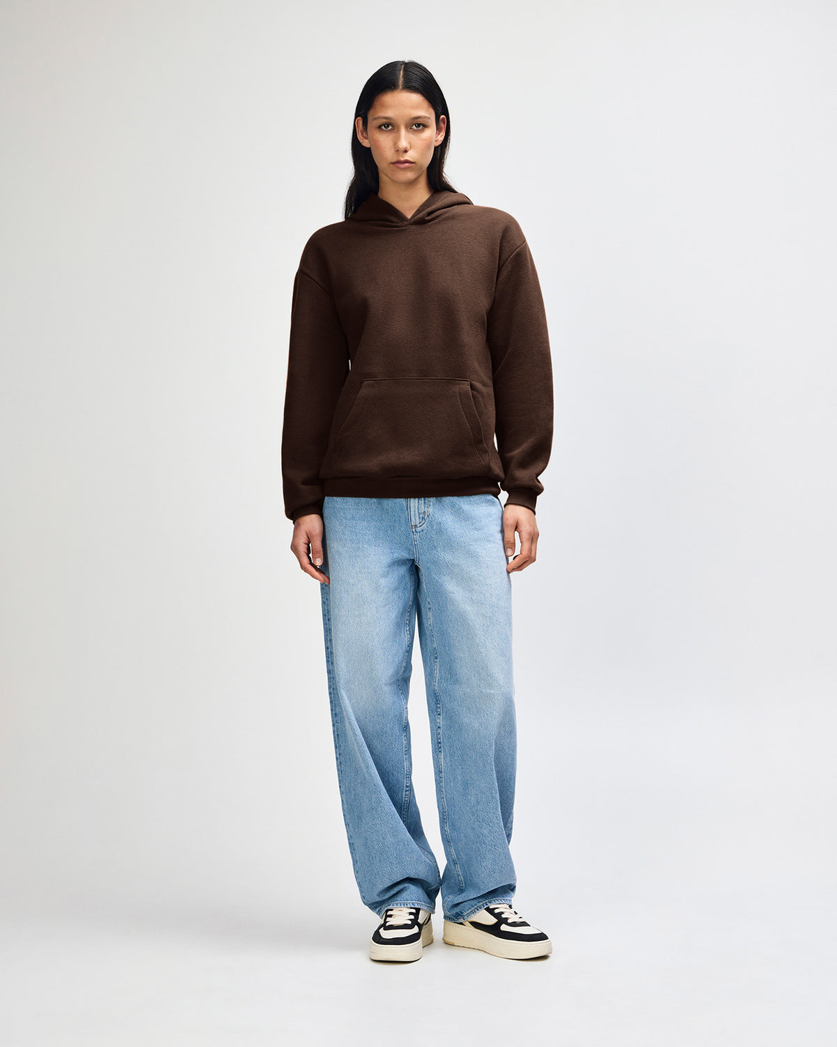 American Apparel Reflex Fleece Unisex Hooded Sweatshirt - Brown