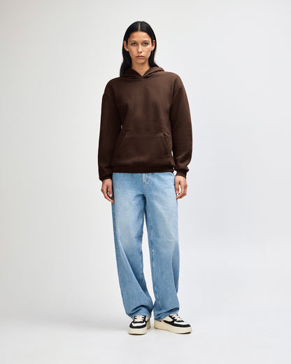 American Apparel Reflex Fleece Unisex Hooded Sweatshirt - Brown