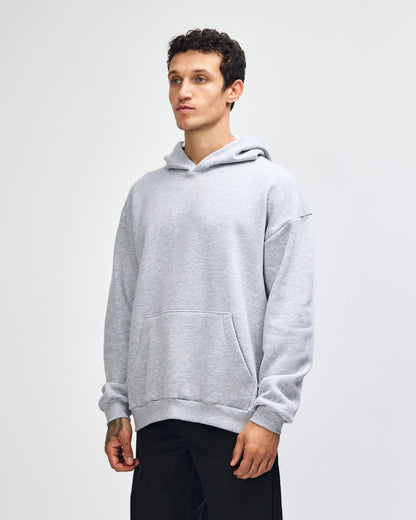 American Apparel Reflex Fleece Unisex Hooded Sweatshirt - Heather Grey