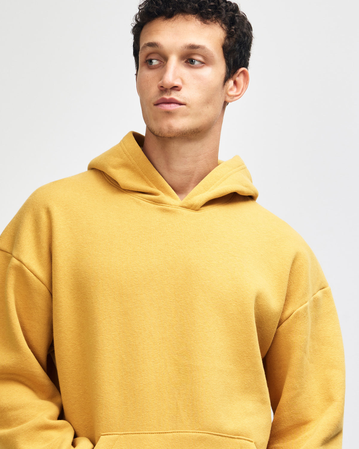 American Apparel Reflex Fleece Unisex Hooded Sweatshirt - Mustard