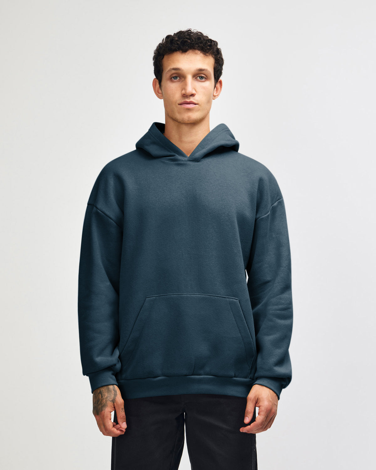 American Apparel Reflex Fleece Unisex Hooded Sweatshirt - Sea Blue