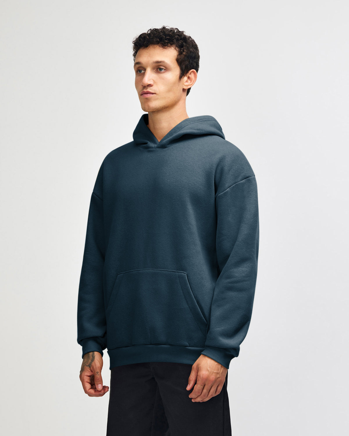 American Apparel Reflex Fleece Unisex Hooded Sweatshirt - Sea Blue