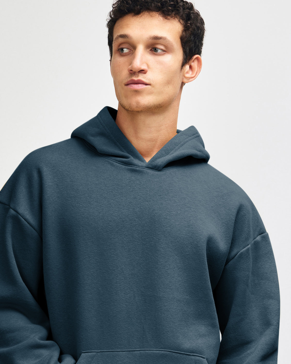 American Apparel Reflex Fleece Unisex Hooded Sweatshirt - Sea Blue