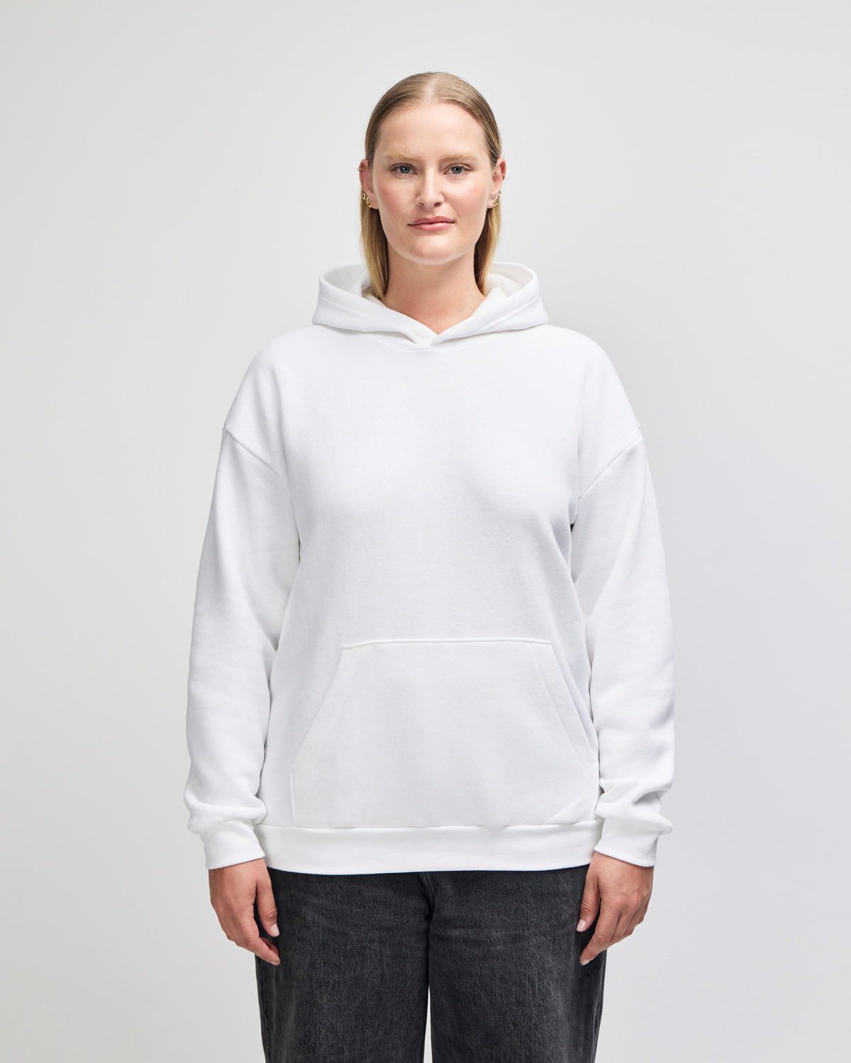 American Apparel Reflex Fleece Unisex Hooded Sweatshirt - White