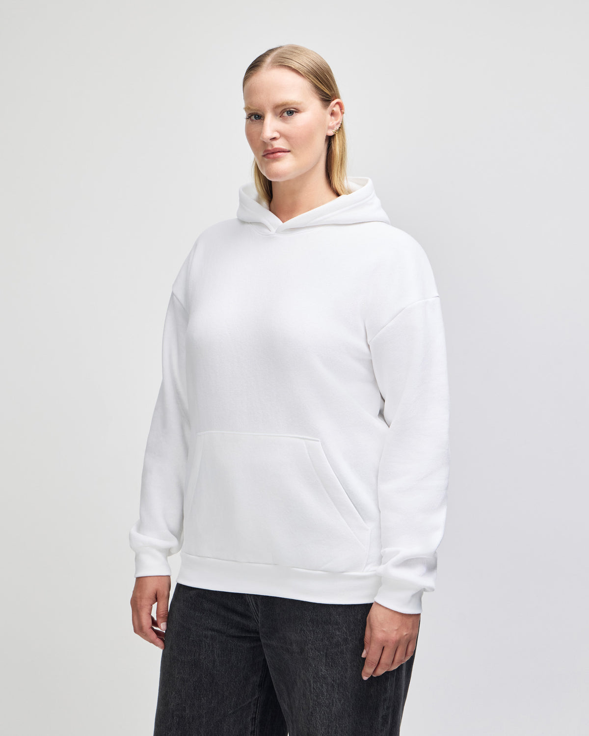 American Apparel Reflex Fleece Unisex Hooded Sweatshirt - White