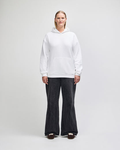 American Apparel Reflex Fleece Unisex Hooded Sweatshirt - White